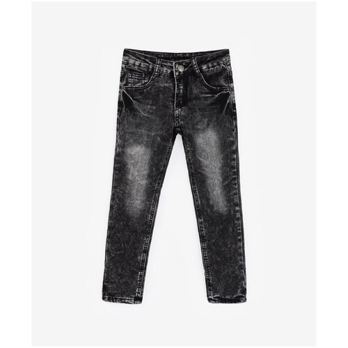 Джинсы Gulliver, размер 104, черный джинсы gulliver размер 104 мультиколор