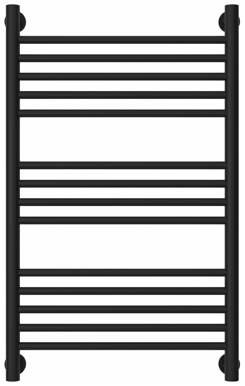 Водяной полотенцесушитель Сунержа Богема+ прямая 800x500 матовый черный, арт.31-0220-8050
