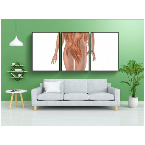 фото Набор модулных постеров для интерьера "афродита, богиня, венера" 60x90 см. в тубусе, без рамки lotsprints