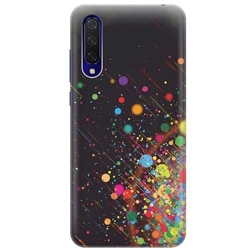 фото Ультратонкий силиконовый чехол-накладка для xiaomi mi 9 lite / cc9 с принтом "яркое настроение" gosso