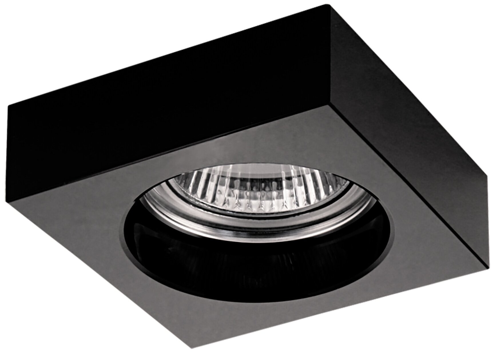 Встраиваемый светильник Lightstar Lui mini 006147, GU5.3, 50Вт, кол-во ламп:1шт, Черный