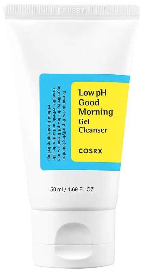 COSRX гель-пенка для умывания Low pH Good Morning Gel Cleanser, 50 мл, 50 г