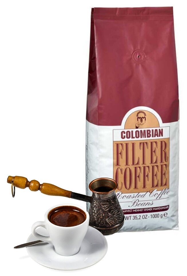 Кофе в зернах Mehmet Efendi Colombian Coffee Beans (Колумбийский), 1000г - фотография № 7