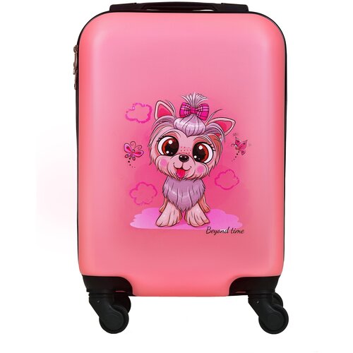 BEYOND TIME V508 розовый чемодан детский Милый щенок