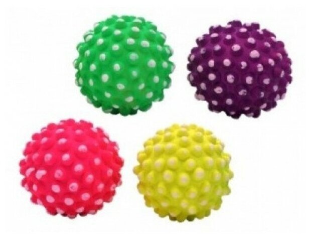 Papillon Игрушка для собак Неоновый мяч-ежик в ассортименте, 7,2 см (Neon hedgehog ball 7,2 cm) 140135 | Neon hedgehog ball, 0,093 кг