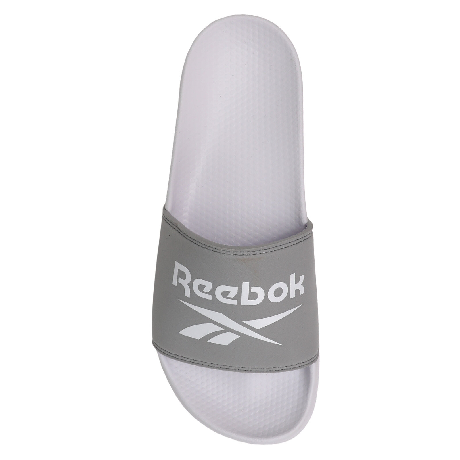 Шлёпанцы Reebok FULGERE SLIDE, размер 10 US, серый/белый — фото 1