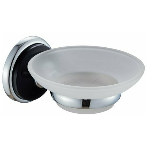 Ekko E3202 Держатель + мыльница хром/черный