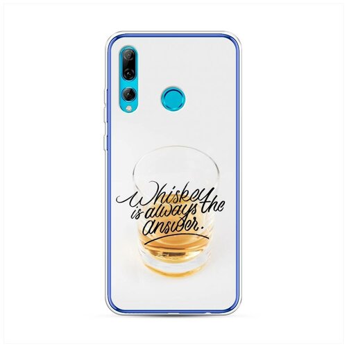 фото Силиконовый чехол "whiskey is always the answer" на huawei p smart plus 2019 / хуавей п смарт 2019 case place