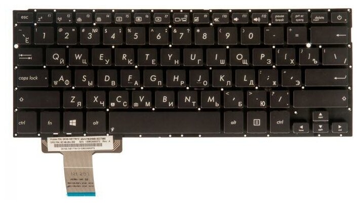 Keyboard Клавиатура ZeepDeep для ноутбука Asus UX42 UX42VX черная 2381₽