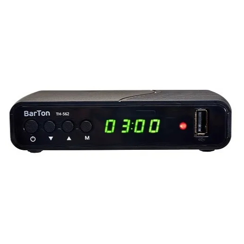 ТВ ресивер BarTon TH-562 DVB-T/T2 , черный