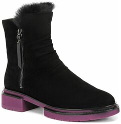 Женские зимние ботинки на низком каблуке Westfalika, черный, Размер 37