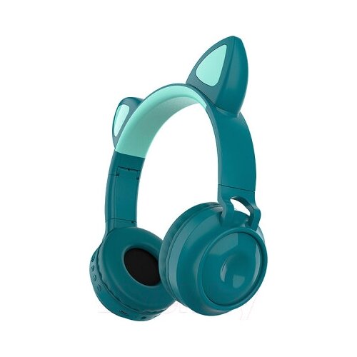 Наушники Qumo Party Cat ВТ 0028 бирюзовый 160000₽