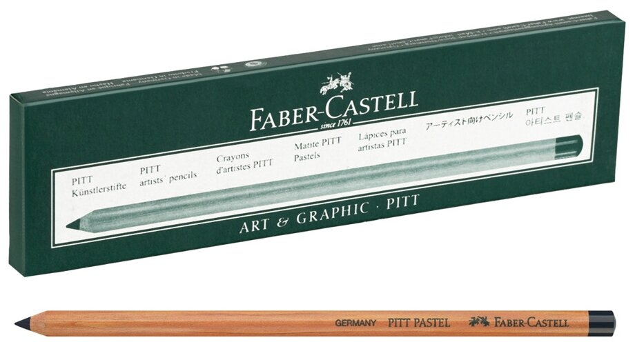 Пастельные карандаши Faber-Castell "Pitt Pastel" цвет 157 темный индиго, упаковка 6 шт.