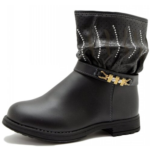 фото Леопард 651-5v детские сапоги черный искусственная кожа, размер 36