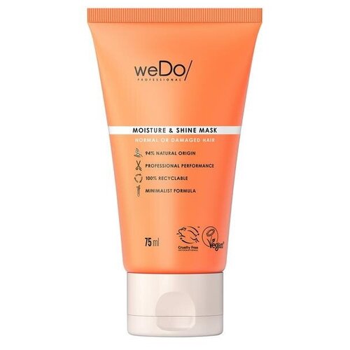 Маска MOISTURE & SHINE для питания волос WEDO 75 мл