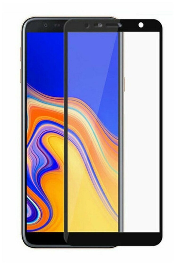 Защитное стекло 5D Glass Pro для Samsung Galaxy J4 Plus 2018 черное