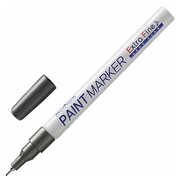 Маркер-краска MunHwa Extra Fine Paint Marker (1мм, серебристый, нитро-основа) 12шт. (EXPM-06)