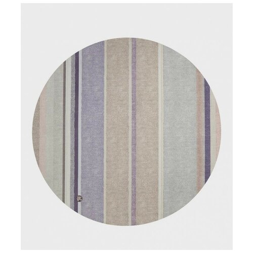 Коврик для йоги Manduka eKO ROUND Linen Stripe 150*0,3 см складной коврик для йоги с рисунками из каучука и микрофибры