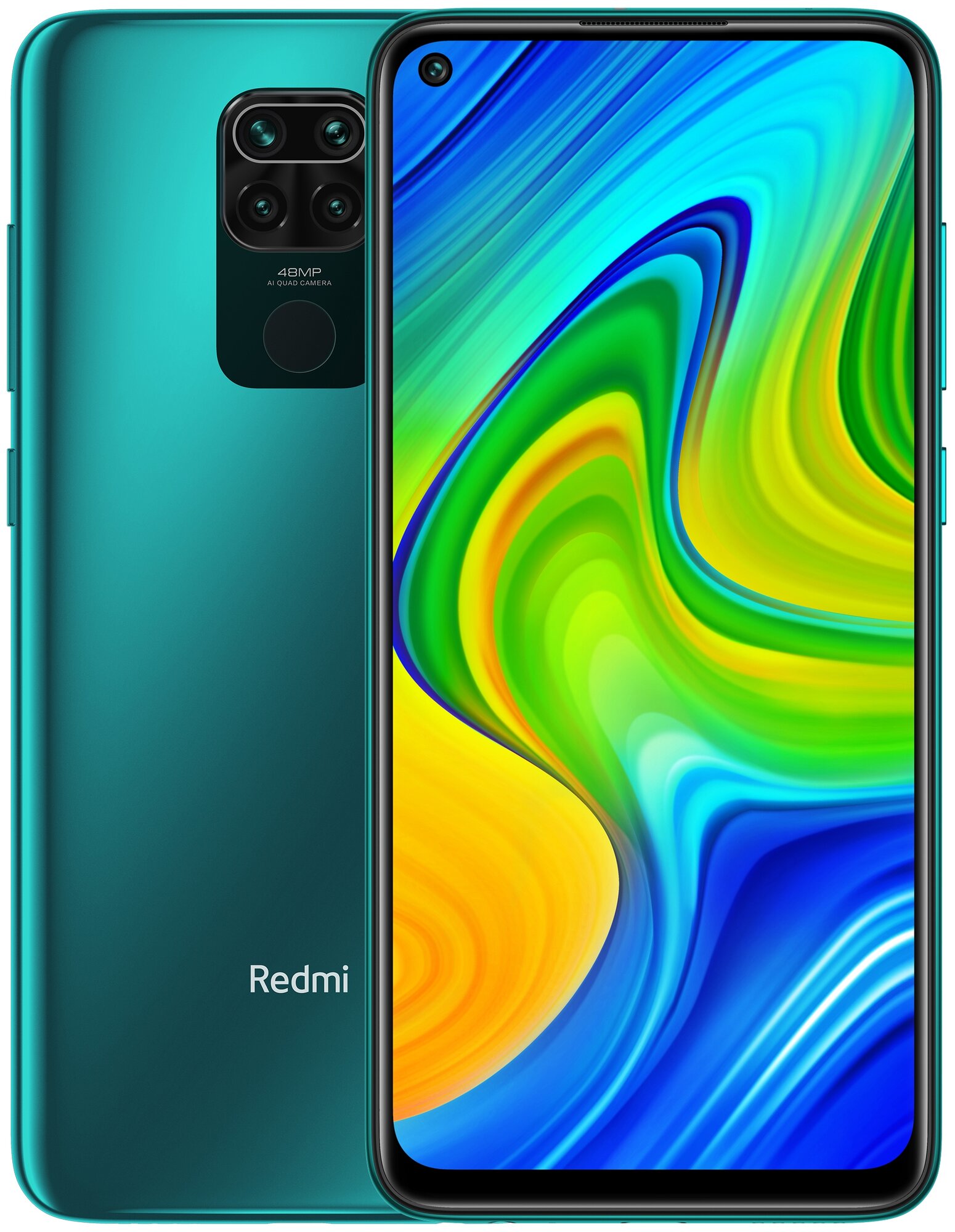 Смартфон Xiaomi Redmi Note 9 NFC 3/64 ГБ RU, лесной зеленый