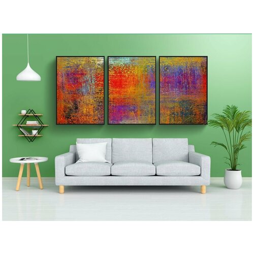 фото Набор модулных постеров для интерьера "задний план, текстура, шаблон" 60x90 см. в тубусе, без рамки lotsprints