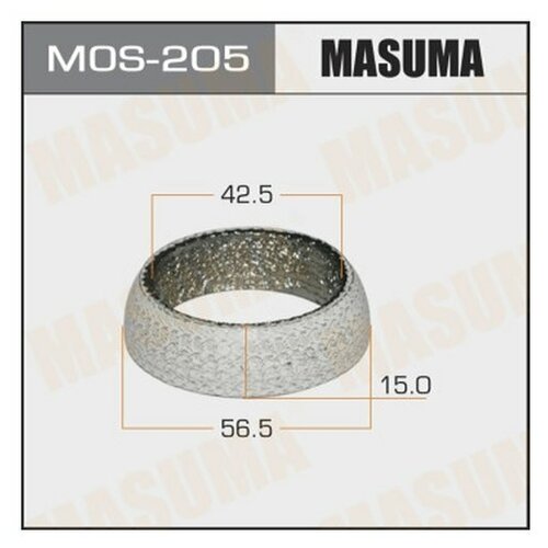 Прокладка глушителя Masuma MOS205