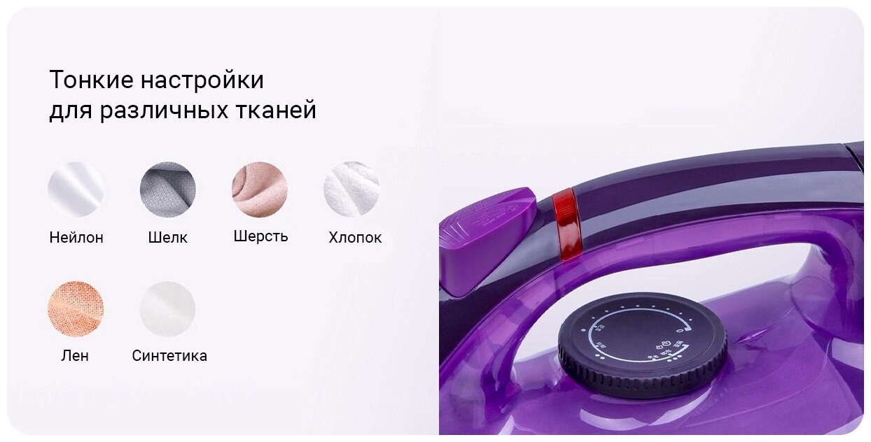 Беспроводной утюг Xiaomi Lofans Cordless Steam Iron (YD-012V) - фото №3