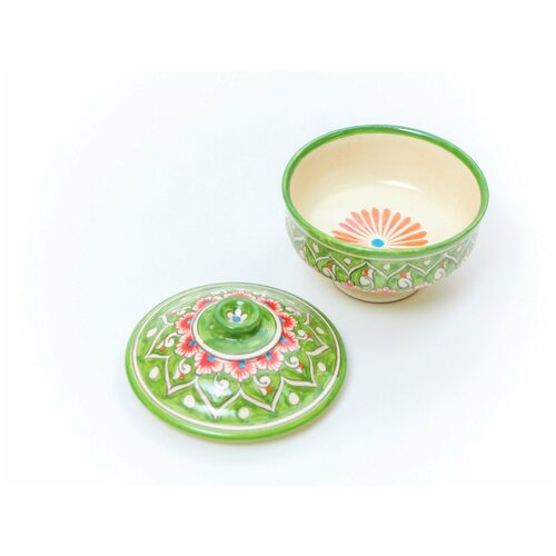 Сахарница керамическая с ручной росписью 300 мл (модель С11РК445)