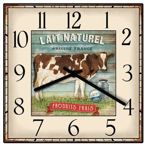 фото Svs настенные часы svs 3001079 kitchen корова