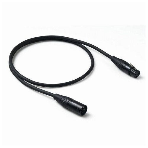 микрофонный кабель длина 5м цвет черный proel chl250lu5 PROEL CHL250LU5 - микрофонный кабель, XLR(мама) XLR(папа), длина - 5м