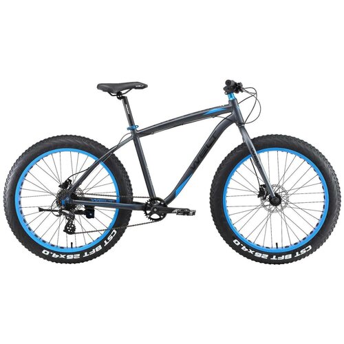 фото Велосипед welt fat freedom 1.0 2021 matt black/blue