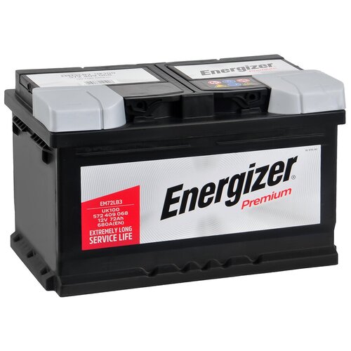 Аккумулятор ENERGIZER PREMIUM EM72LB3 572 409 068 680А обратная полярность 72 Ач