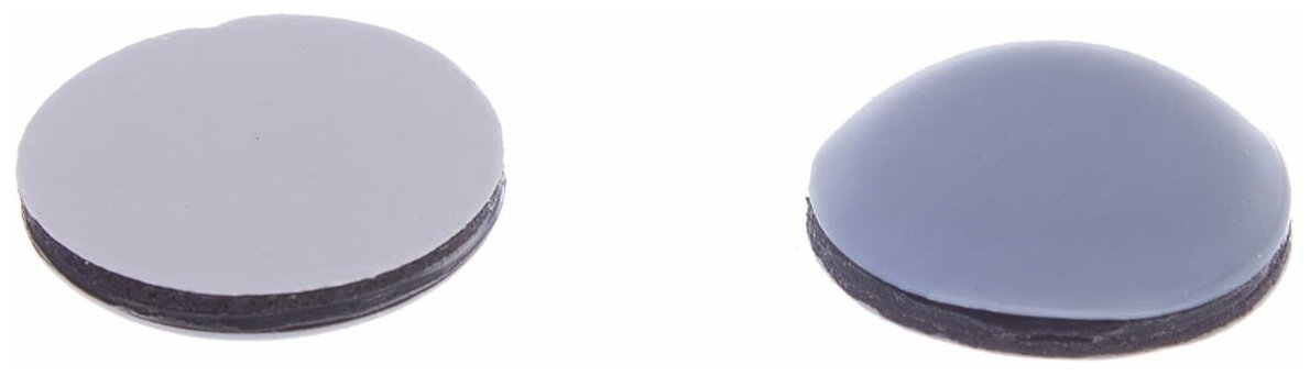 Накладки Standers PTFE 20 мм круглые пластик цвет серый 8 шт.