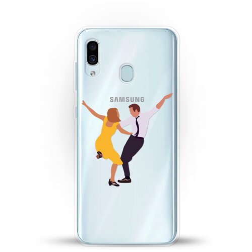 фото Силиконовый чехол миа и себастьян на samsung galaxy a20 andy & paul