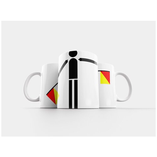 фото Кружка "флаг, семафор, военно-морской" 320 мл lotsprints