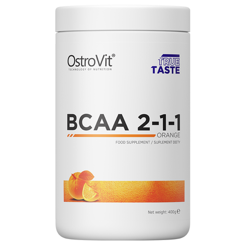 BCAA OstroVit 2:1:1, апельсин, 400 гр. аминокислота ostrovit 2 1 1 апельсин 200 гр