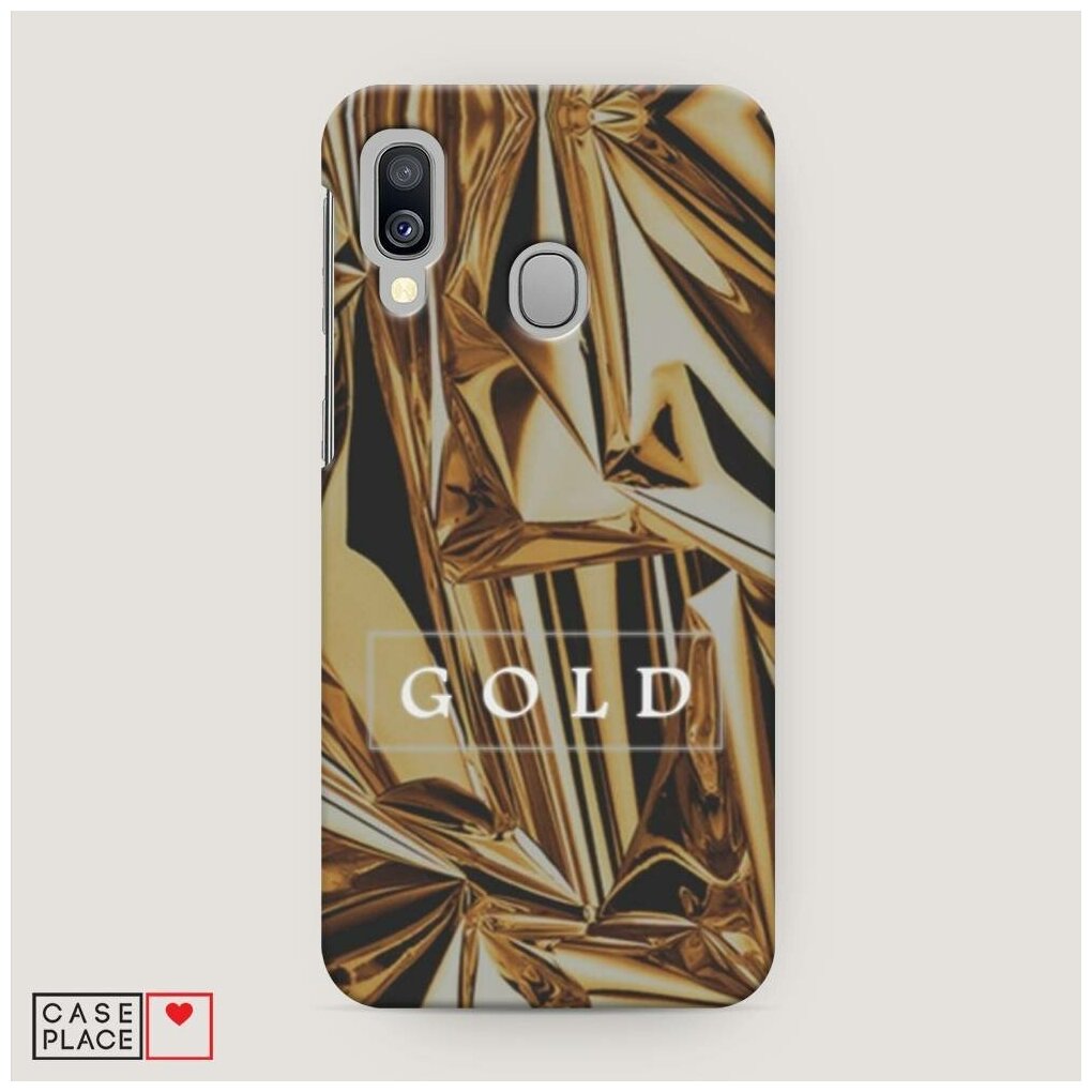 Силиконовый чехол "Gold цвет 2" на Samsung Galaxy A40 / Самсунг Галакси А40