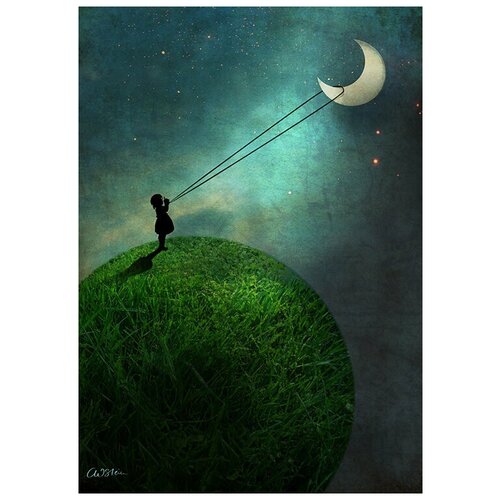 Интерьерный постер на стену картина для интерьера в подарок плакат 