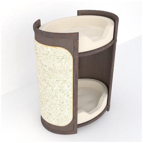 Двухуровневая тумба домик-лежанка для кошек 