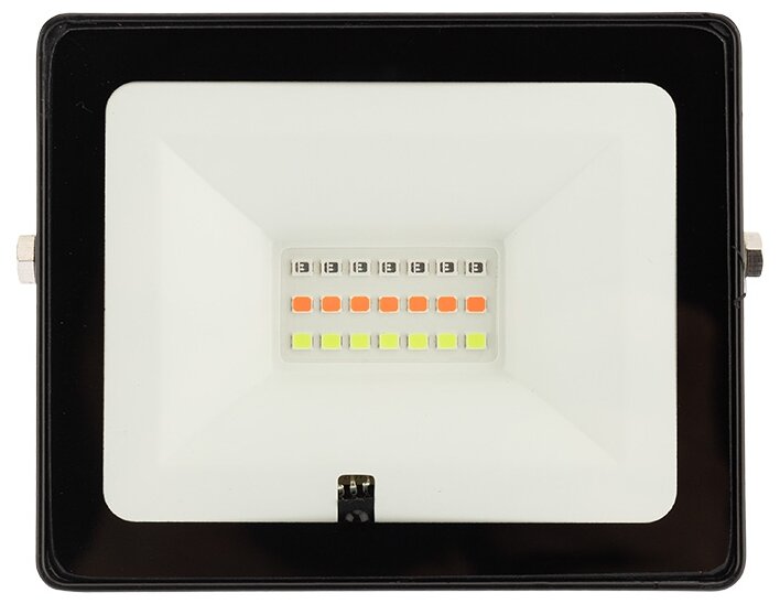 Прожектор цветного свечения мультиколор (RGB) 10 ватт с пультом дистанционного управления