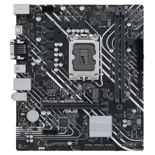 Материнская плата ASUS PRIME H610M-D D4 (LGA1700, mATX)