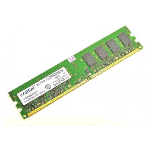 Оперативная память Crucial 2 ГБ DDR2 800 МГц DIMM CL6 CT25664AA800