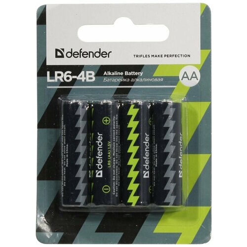 Батарейки DEFENDER LR6-4B