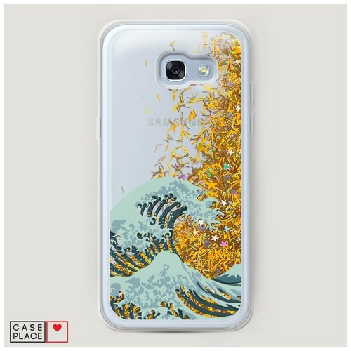 фото Чехол жидкий с блестками samsung galaxy a5 2017 на гребне волны 2 case place