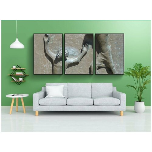 фото Набор модулных постеров для интерьера "церковь, дверь, портал" 60x90 см. в тубусе, без рамки lotsprints