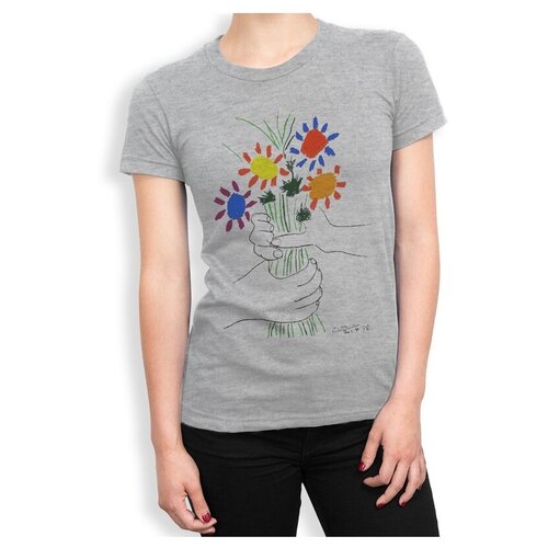 фото Футболка dream shirts, размер l, серый