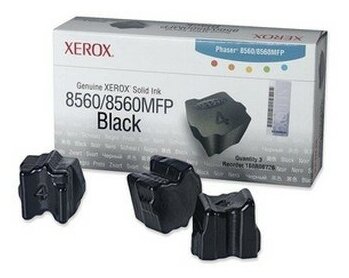 Тонер-картридж XEROX 108R00767 PHASER 8560 black 3x1000 страниц
