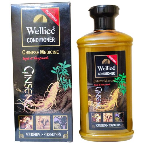 Wellice, Бальзам для волос Ginseng Восстанавливающий, Блеск и Гладкость, Женьшень, 400 мл