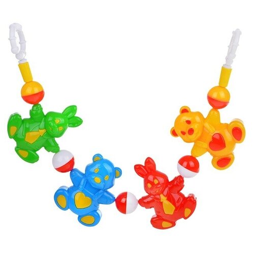 фото Погремушка-подвеска на коляску "лесная сказка" stellar