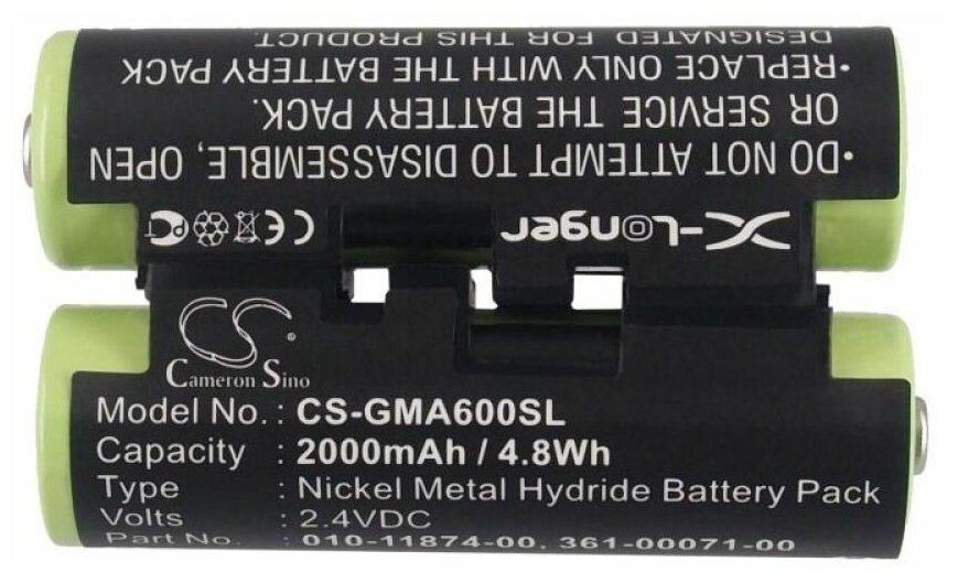 Garmin Oregon GPSMAP ASTRO NiMH аккумуляторный блок CameronSino (CS-GMA600SL)