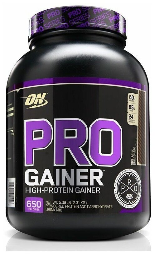 Optimum Nutrition Pro Gainer (2,31 кг) Двойной Шоколад